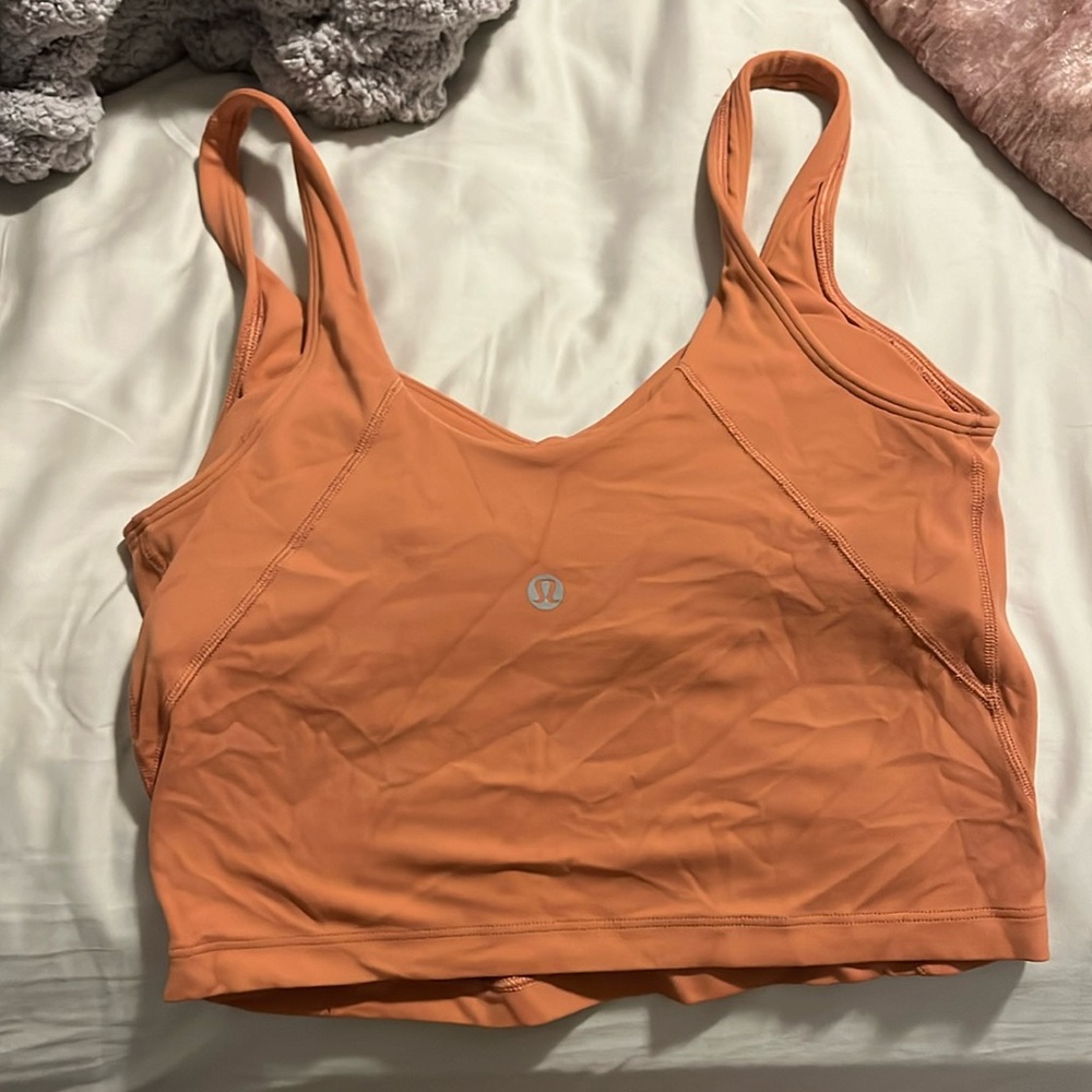 Coral lululemon align tank